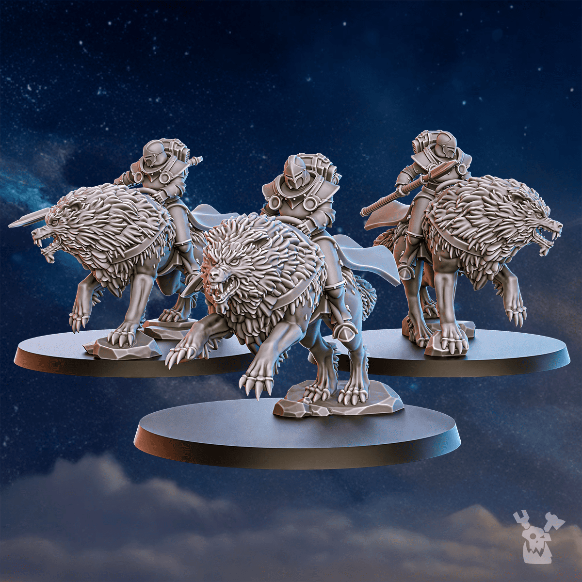 3 Stormpride Wolf Riders