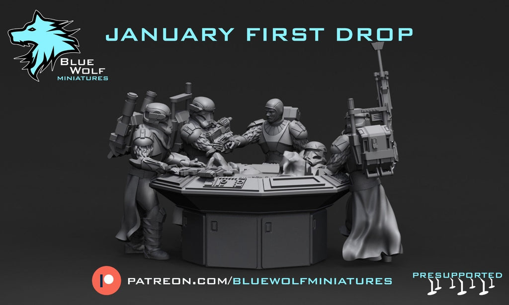 qg winter troop holo table compatible star wars legion