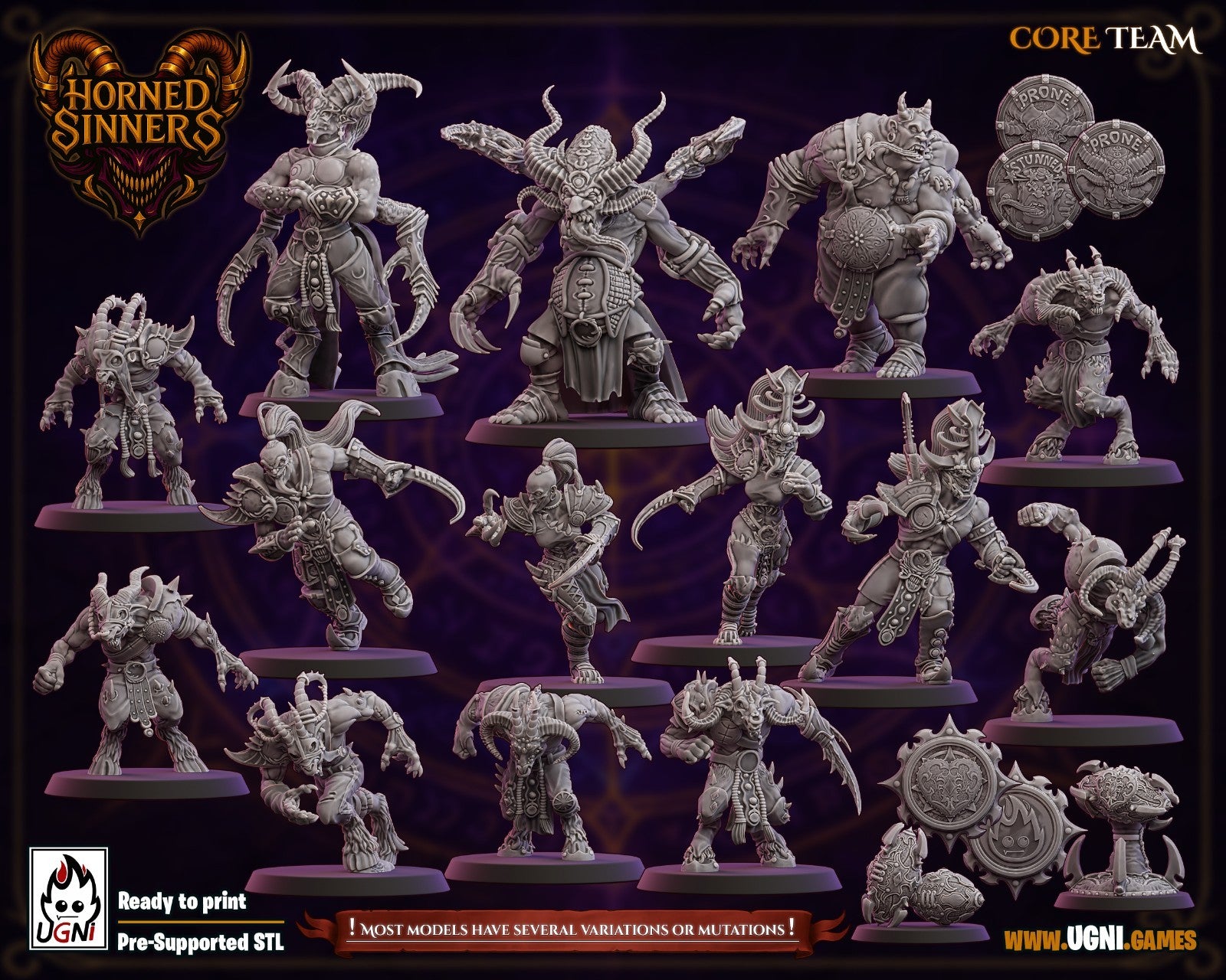 Horned Sinners (ChaosBorn Proxy) fantasy football