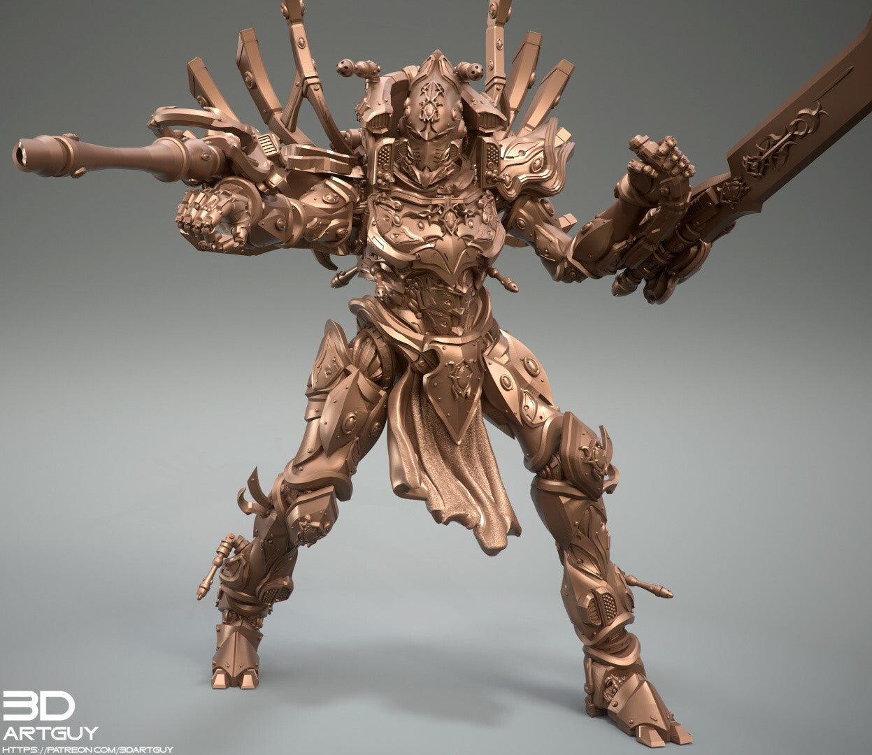 Relikt Warmonger Titan hauteur 22 cm  