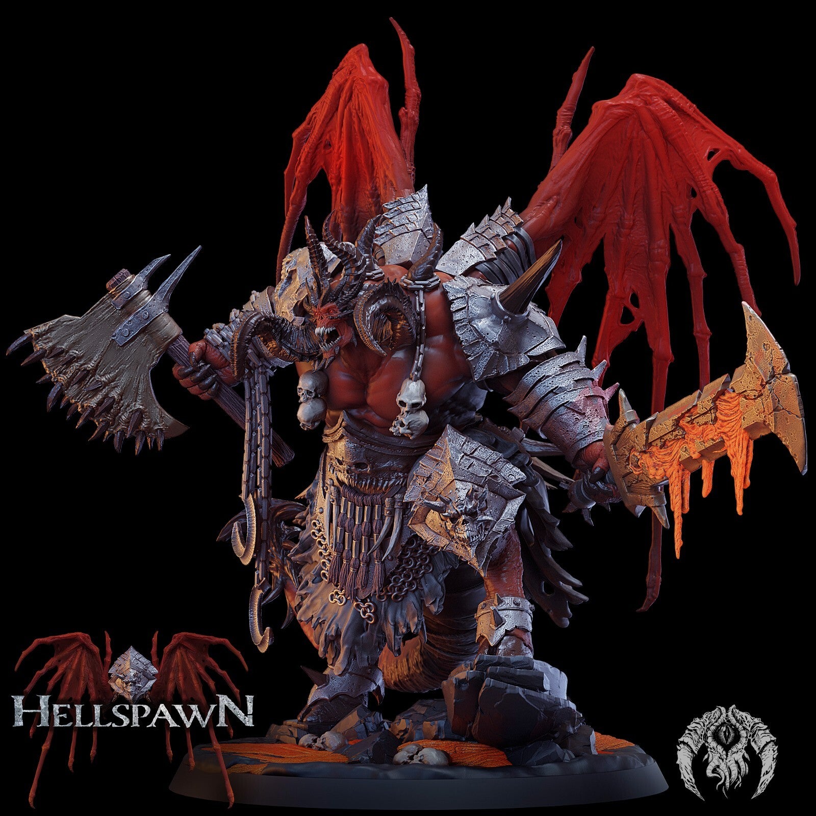 demon + socle 100mm