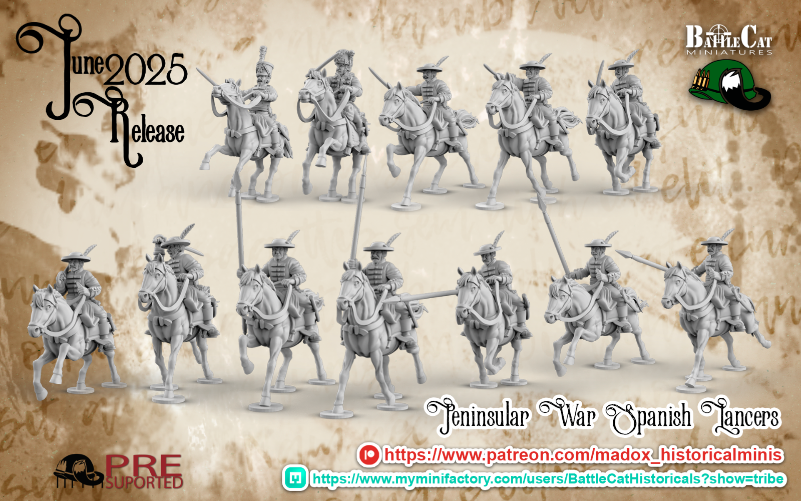 Peninsular War Spanish Lancers 28mm