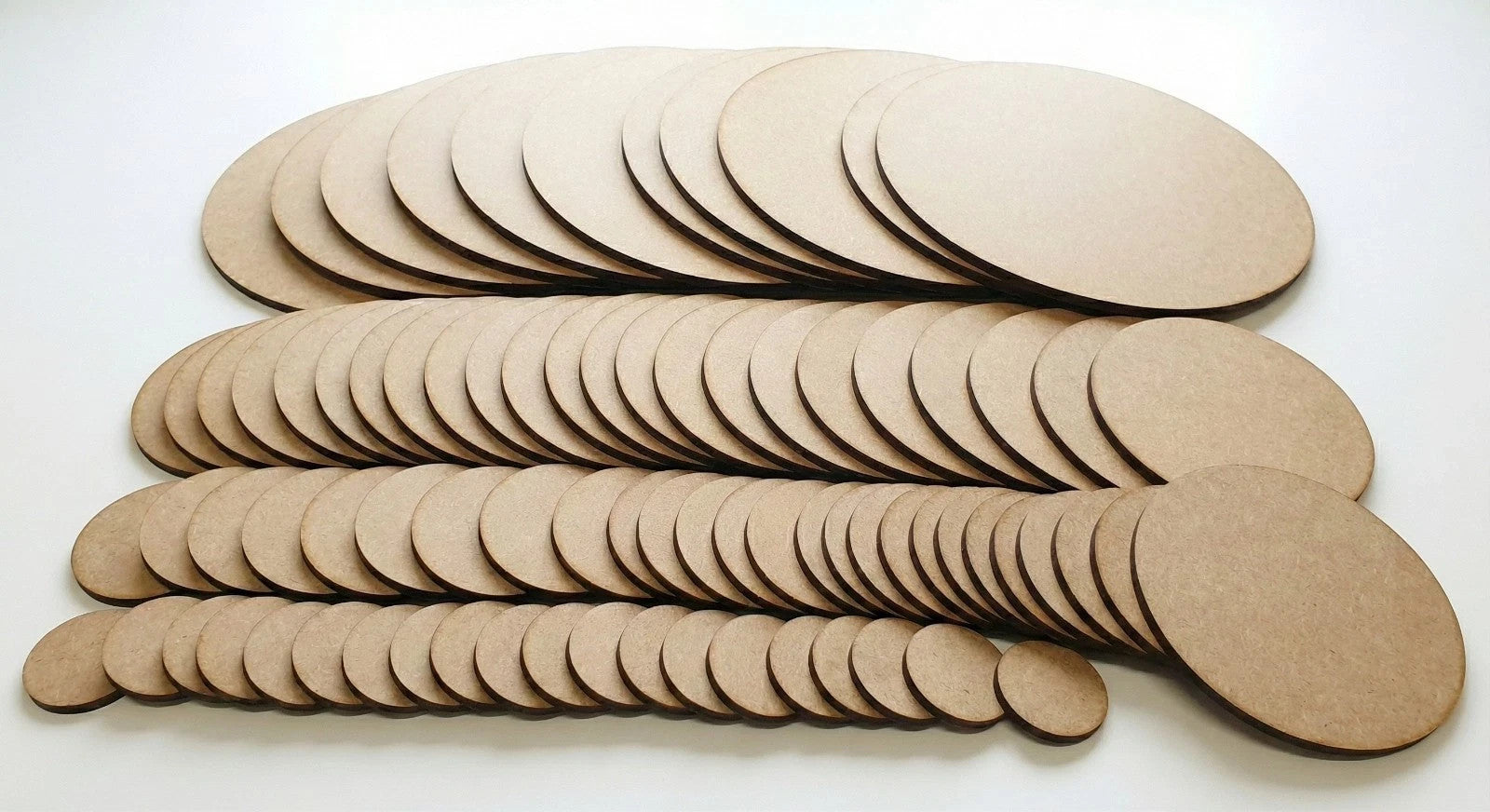 Bases rondes MDF Wargames figurines miniatures de table bois découpé au laser -