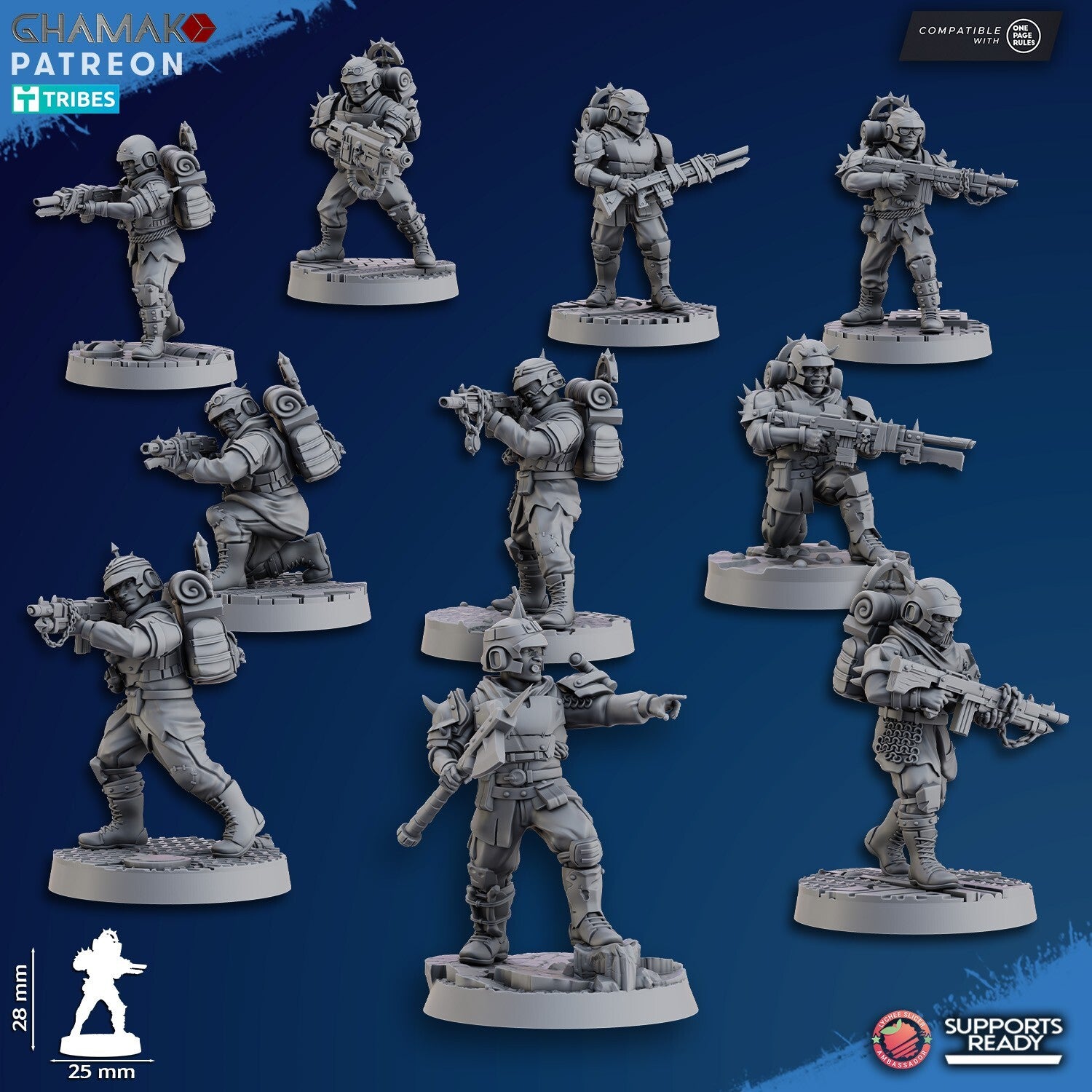 10 Fell Strike Squad (corrupted assault team) 