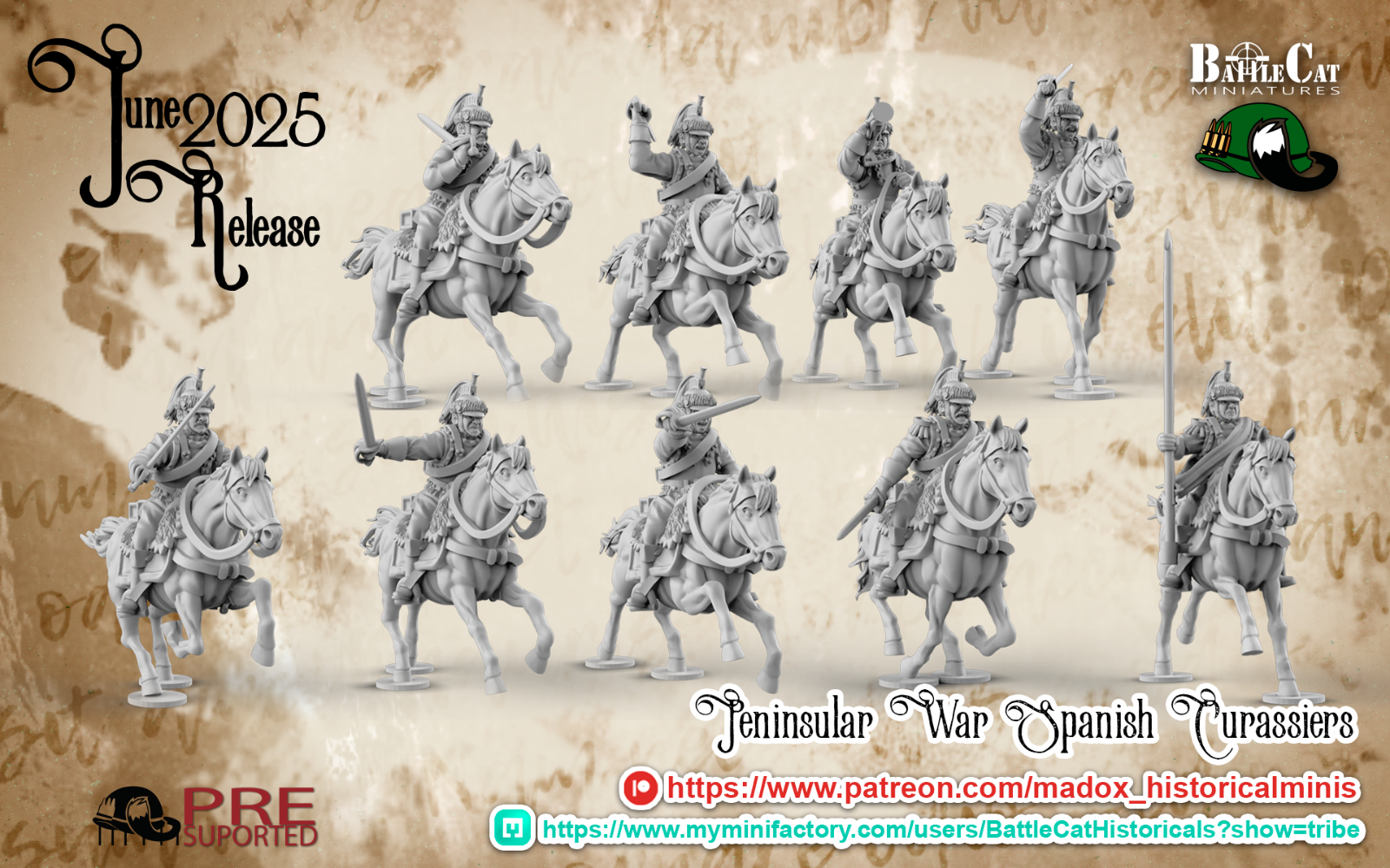 Peninsular War Spanish Curassiers 28mm