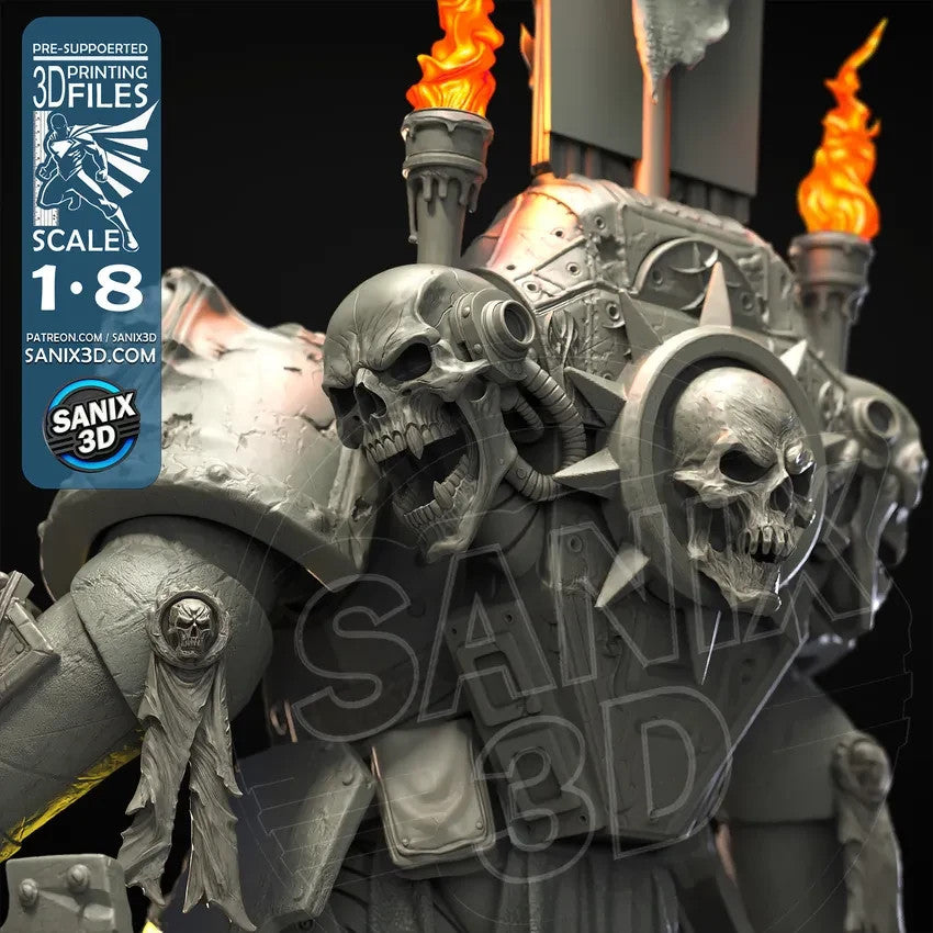 FIGURINE hauteur 46cm avec le socle, STAR KNIGHT figurine fan art