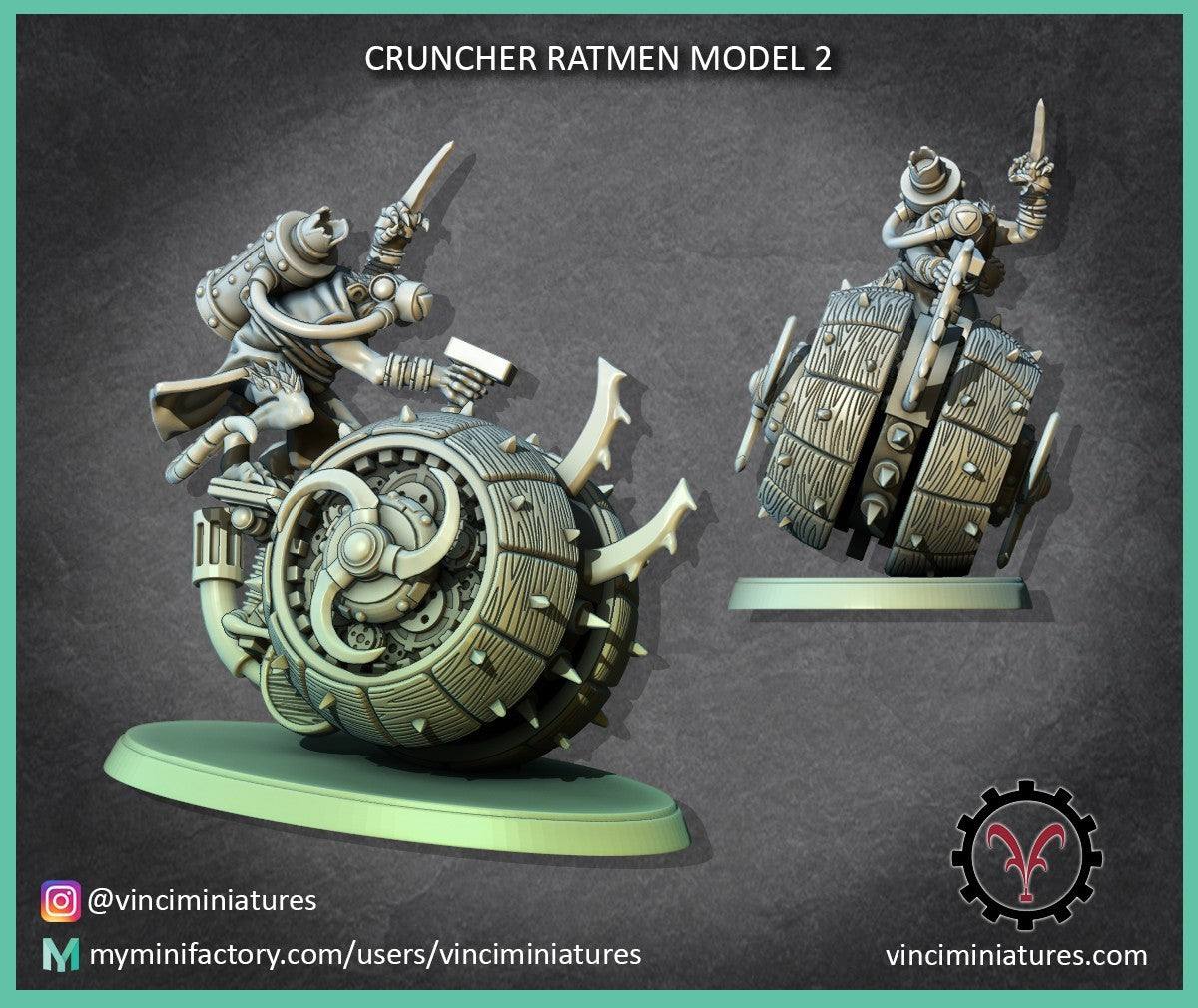 cruncher homme rat compatible skaven