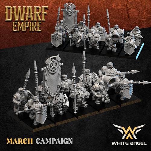 10 piquier nain - DWARF EMPIRE