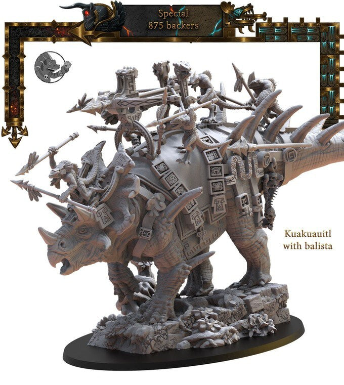 Kuakuauitl with Balista compatible hommes lezards