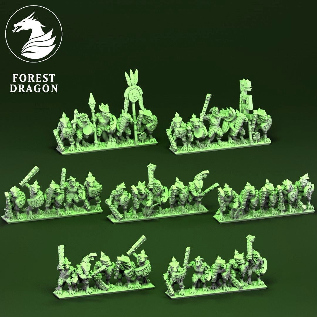 infanterie lizard reptilian 10mm