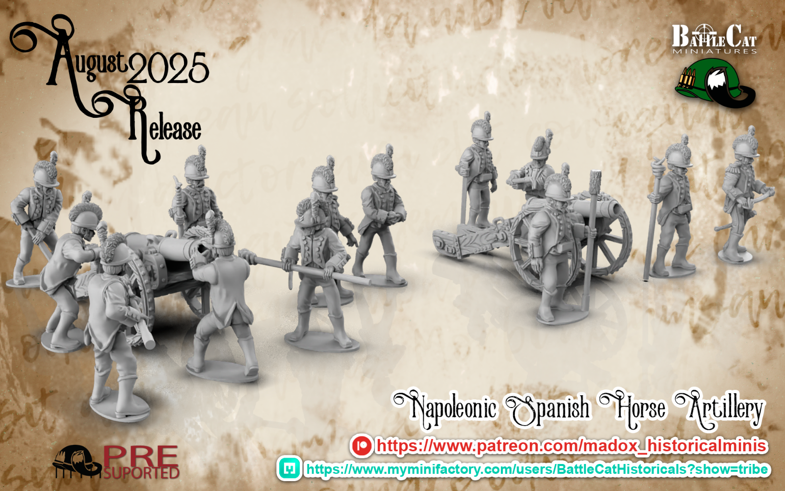 Napoleonic Spanish Horse Artillery 28mm