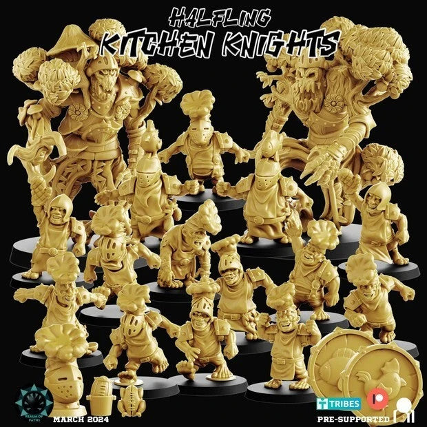 kitchen Knights Halfling team fantasy equipe halfling