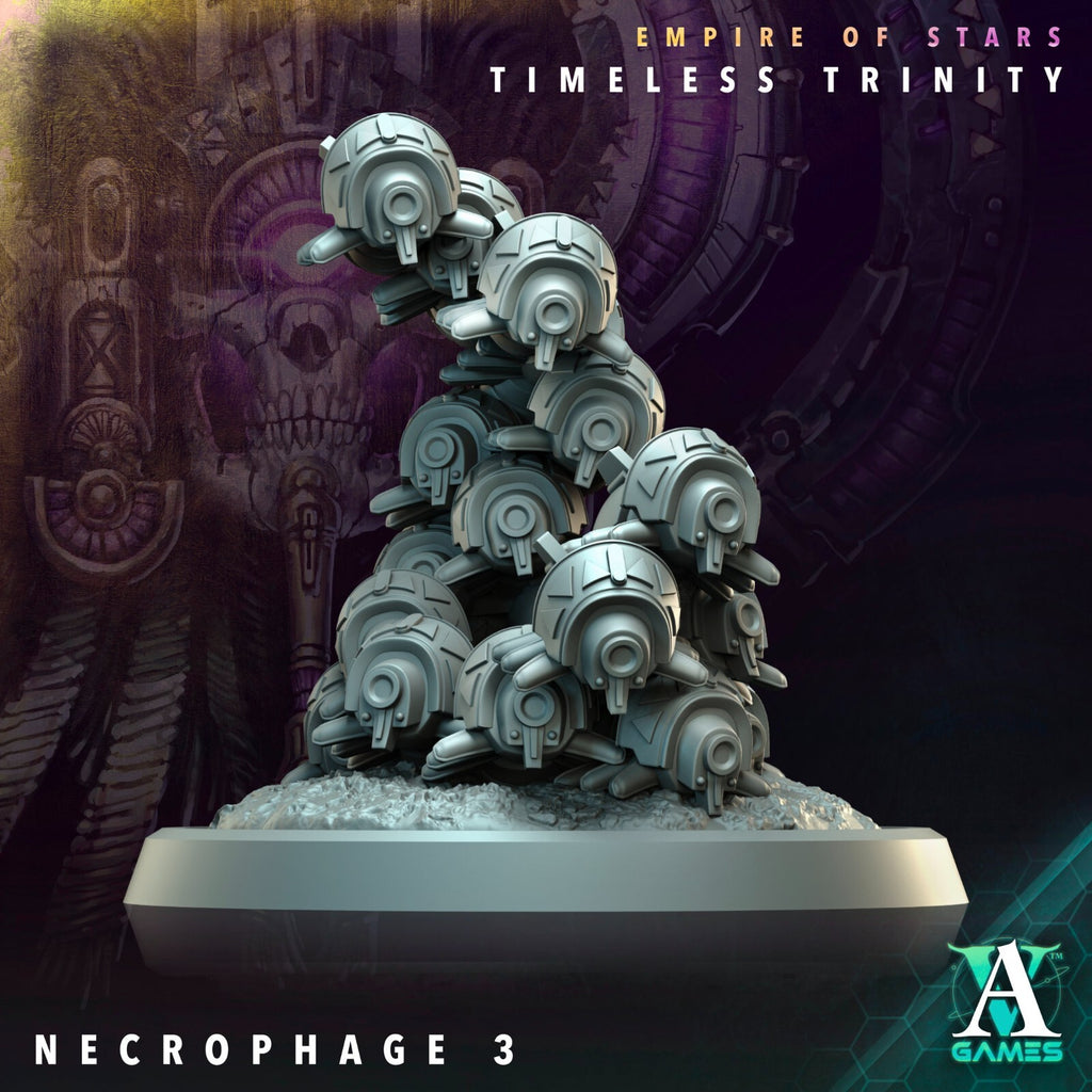 3 necrophage  socle 40mm