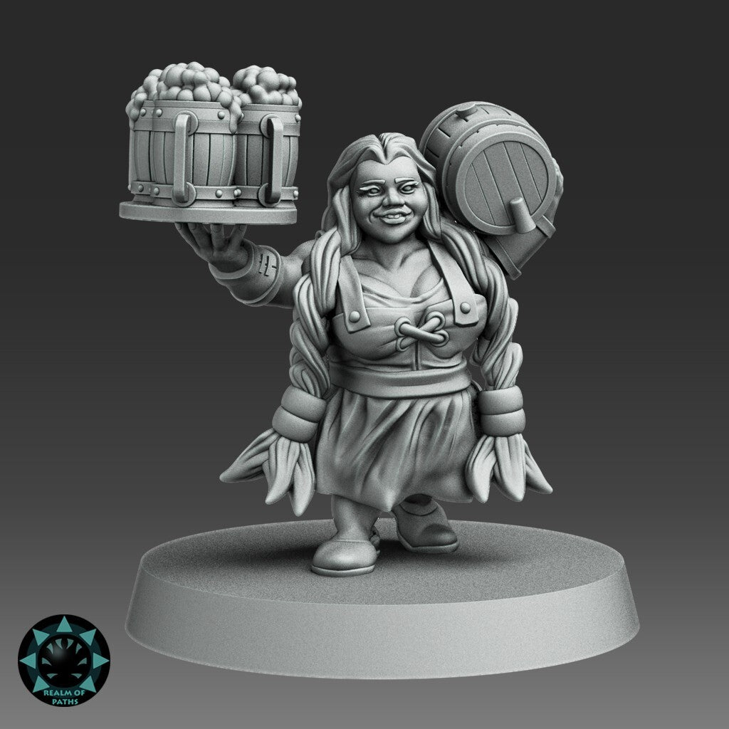 serveuse naine Fantasy Football