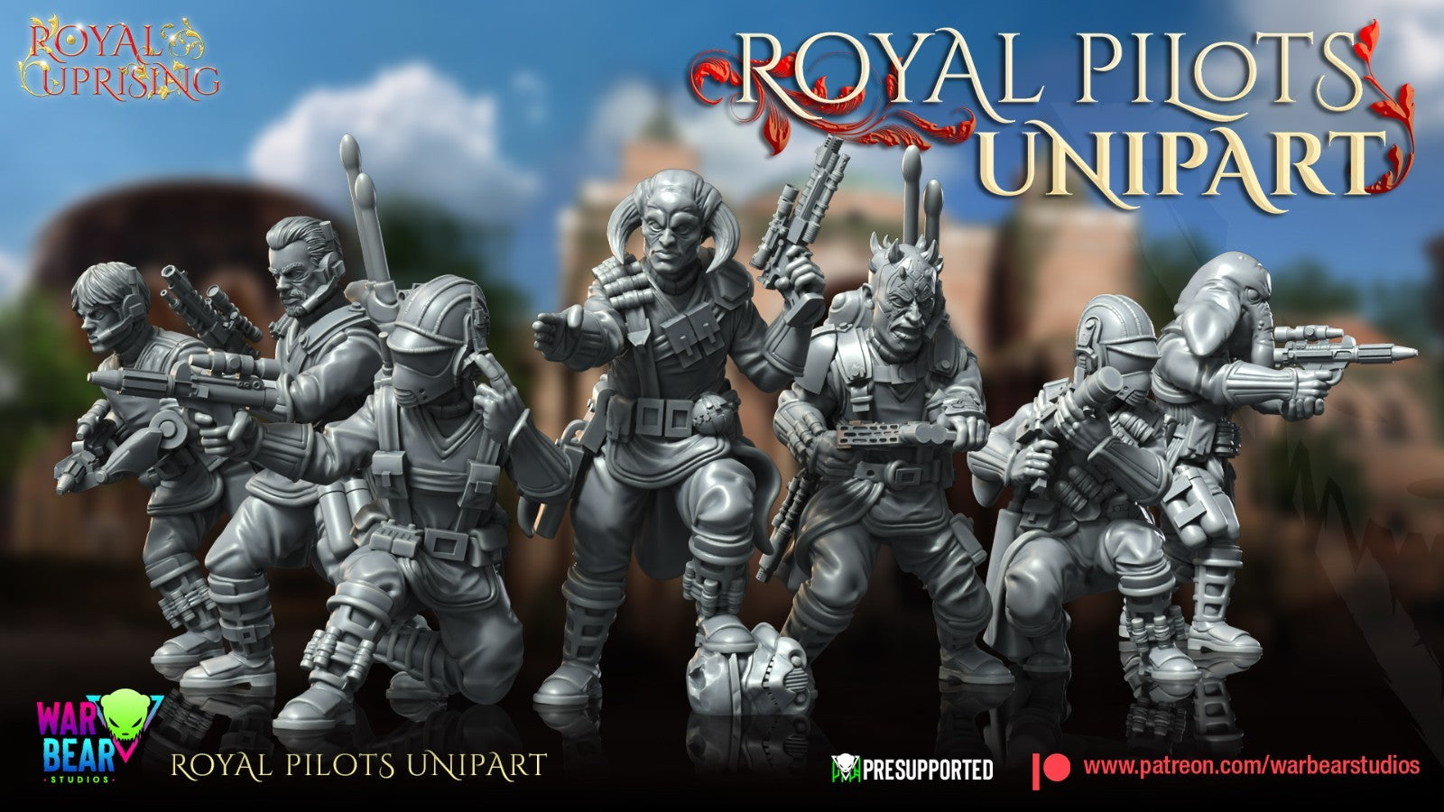 Royal Pilots Unipart compatible star wars legion