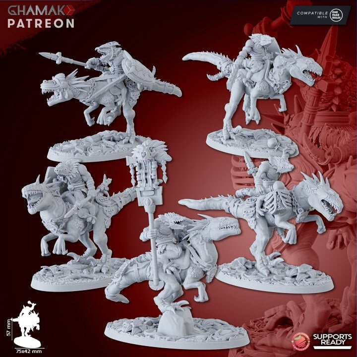 5 Raptors Warriors compatible hommes lezards