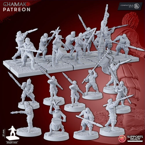10 Empire Infatrymen Spearmen 