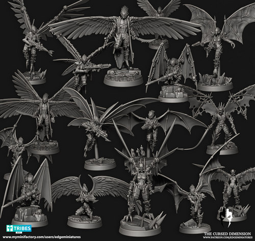 16 figurines Scourges Squad