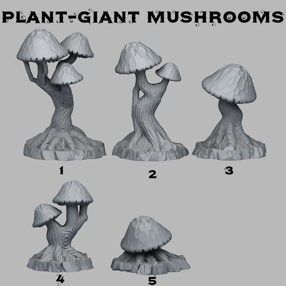 decor 5x plante alien