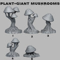 decor 5x plante alien