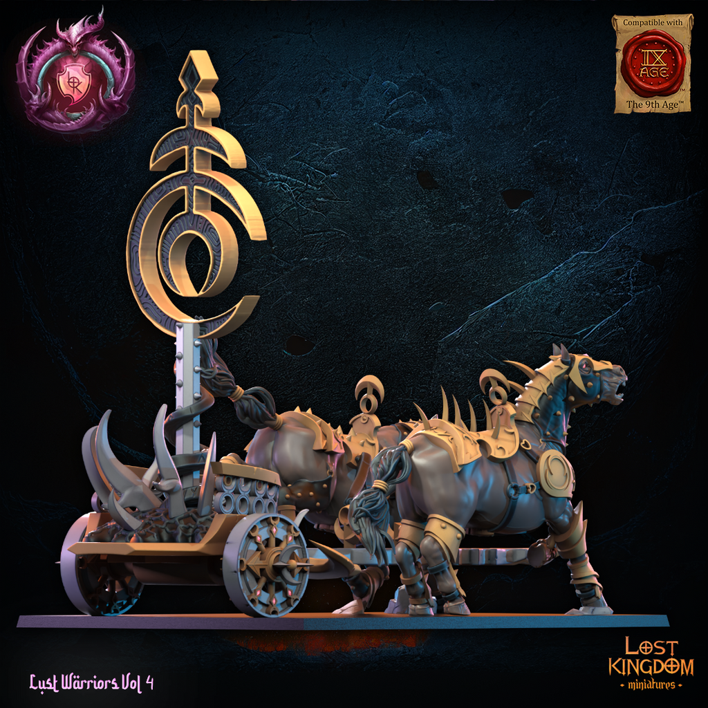 charios avec symbole chaotique guerrier du chaos