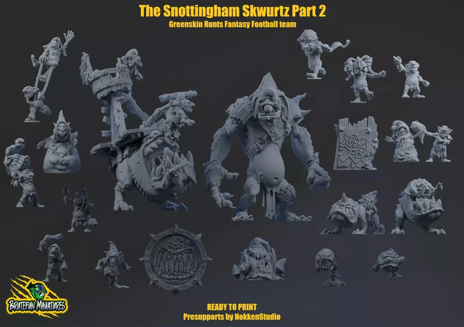 Fantasy Footbal Snottingham Skwurtz Goblin Runts Fantasy Football