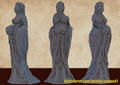 statue divine machine hauteur 15 cm avec piedestal