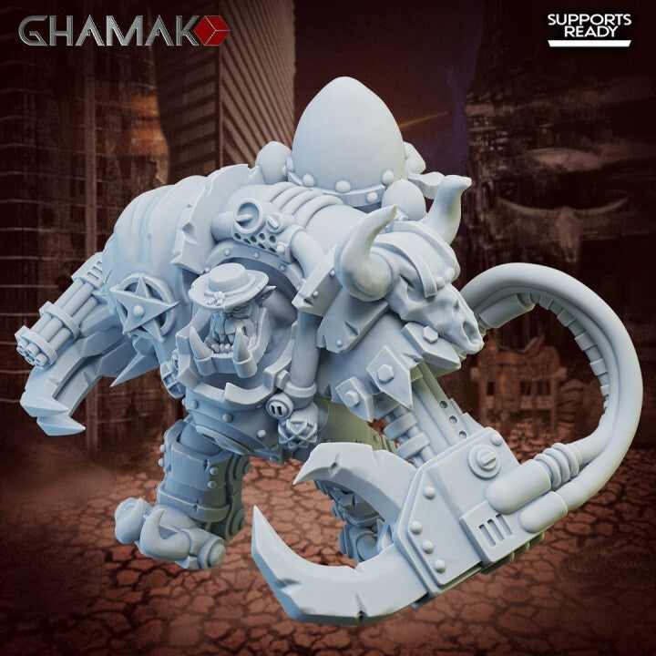 Orkz Klintz bozz with backpack 