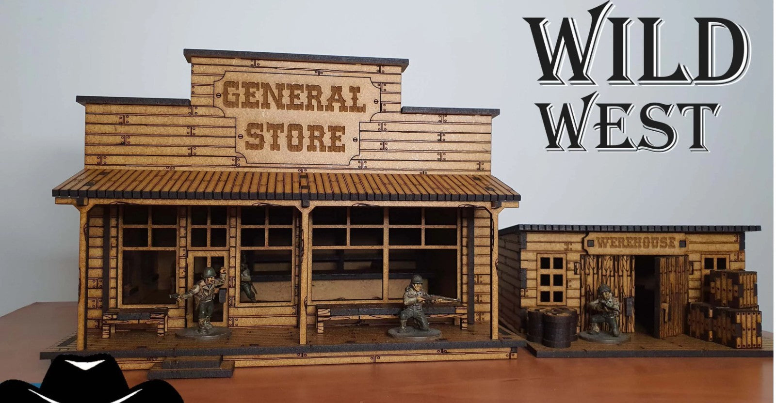 decor general store et entrepot 28mm ouest sauvage mdf