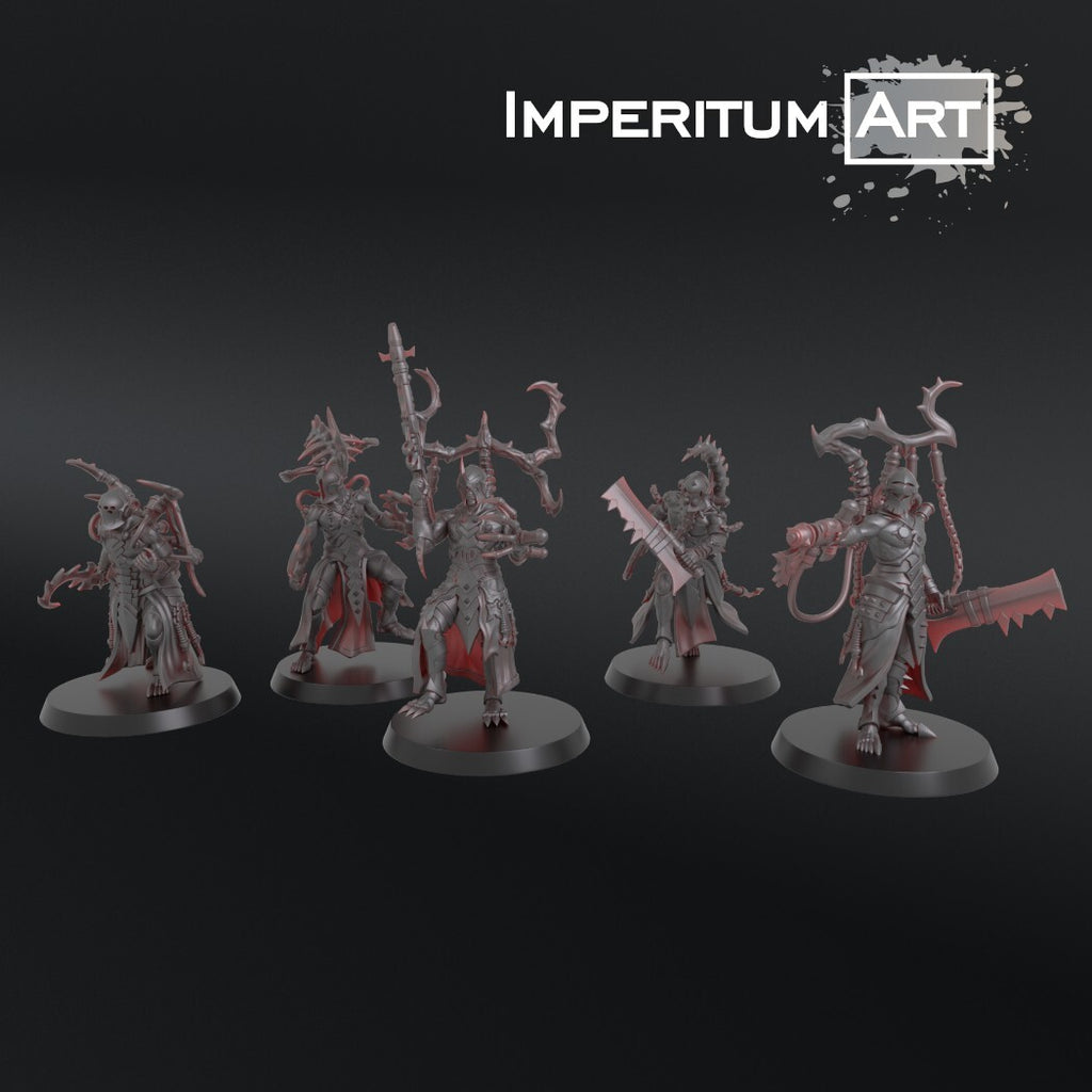 5 wracks eldar noires
