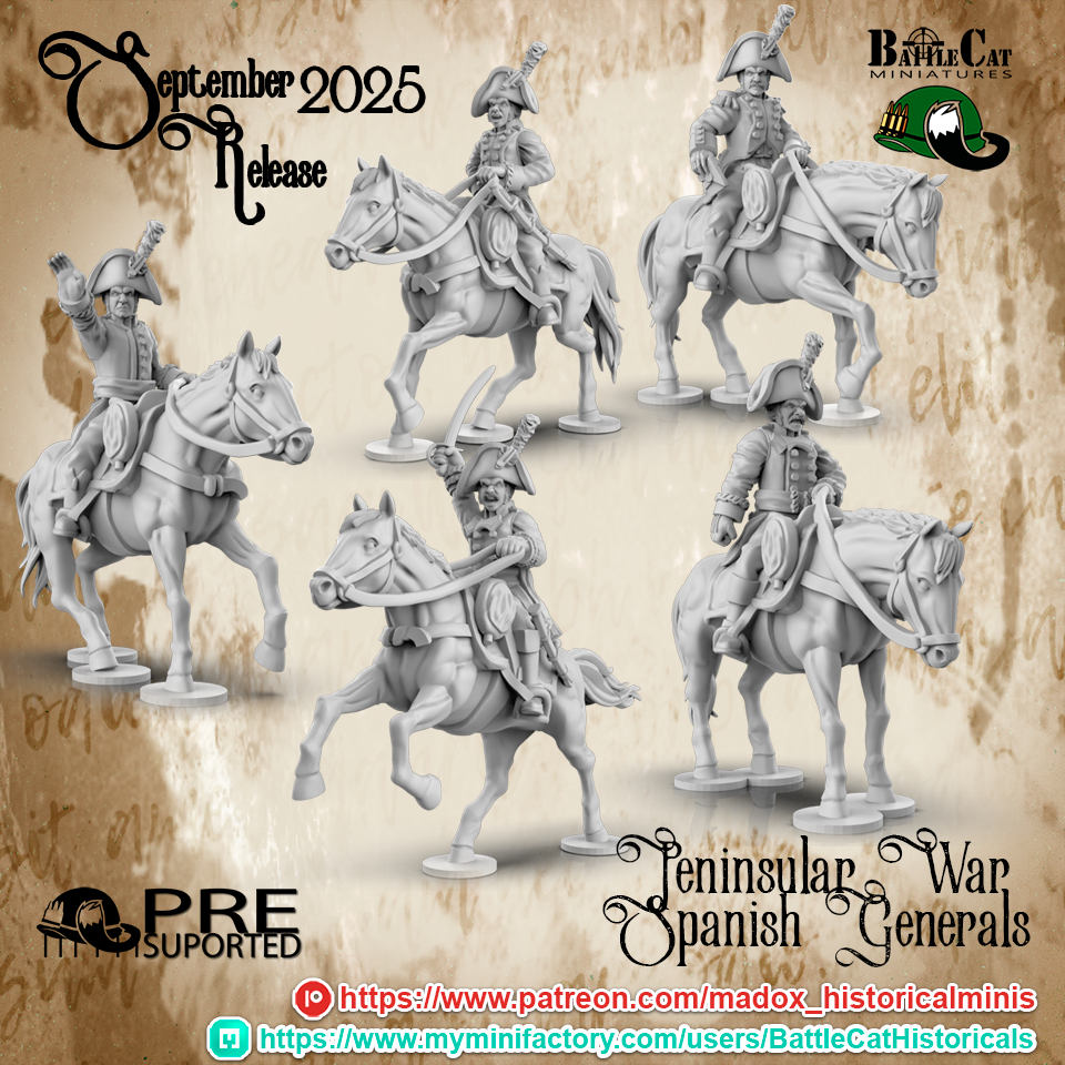 Peninsular War Spanish High Command 28mm