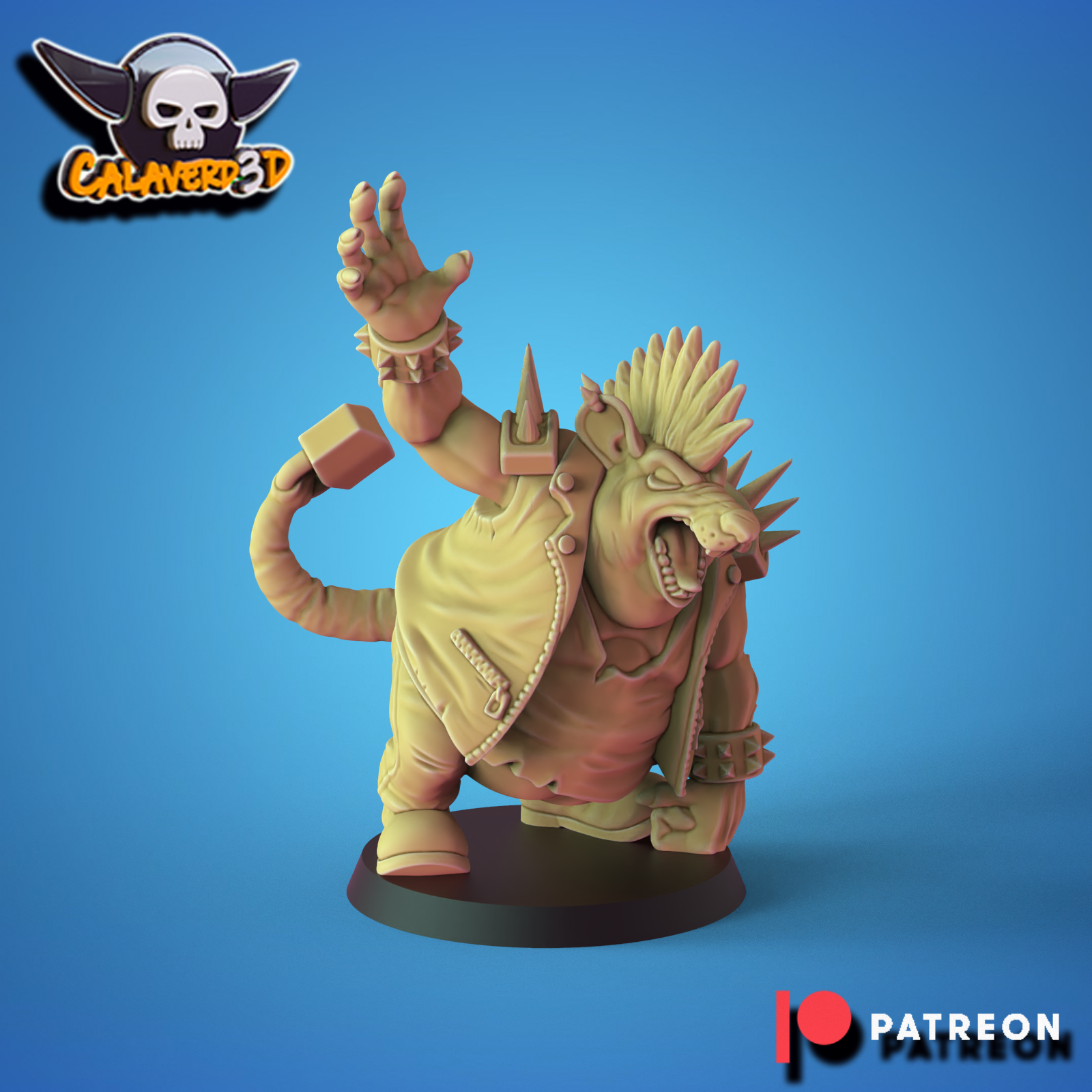 Punk Fat rat compatible equipe homme rat ogre Team fantasy Football