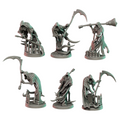 5 spectres + socle 40mm compatible comtes vampires