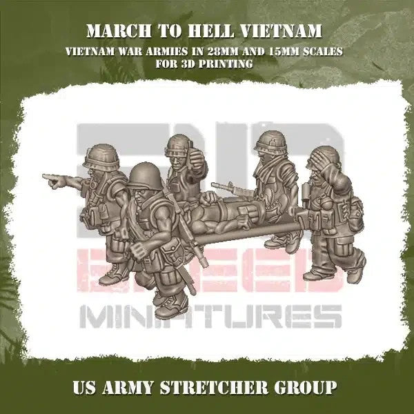 US ARMY VIETNAM STRETCHER GROUP