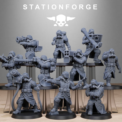 10 GrimGuard Rocketeers 