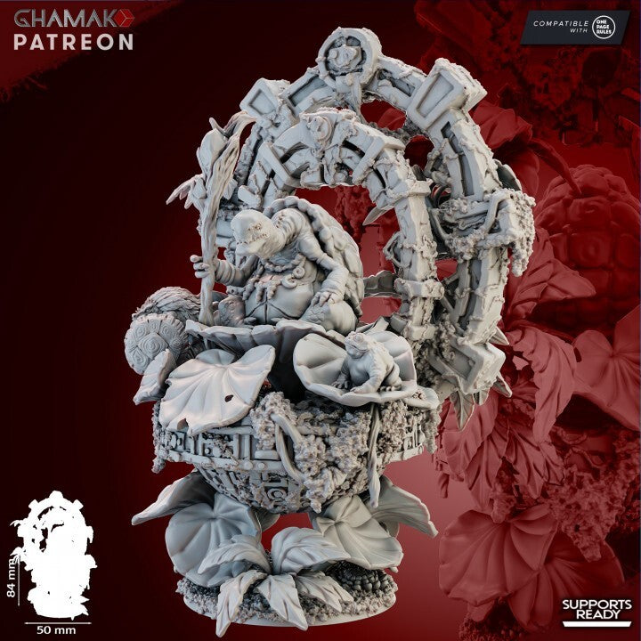 Nesgrax Starseer ancien sur palaquin compatible hommes lezards