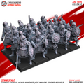 heavy armored guerrier de jade chinese cathay