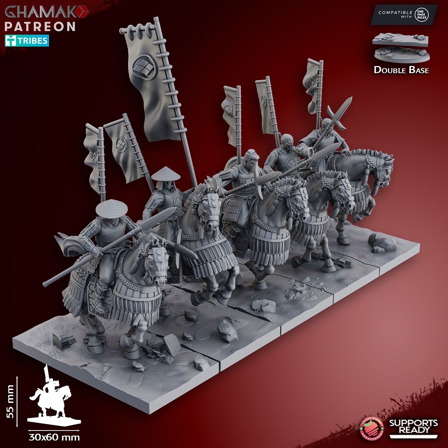 Yari Ashigaru  a cheval