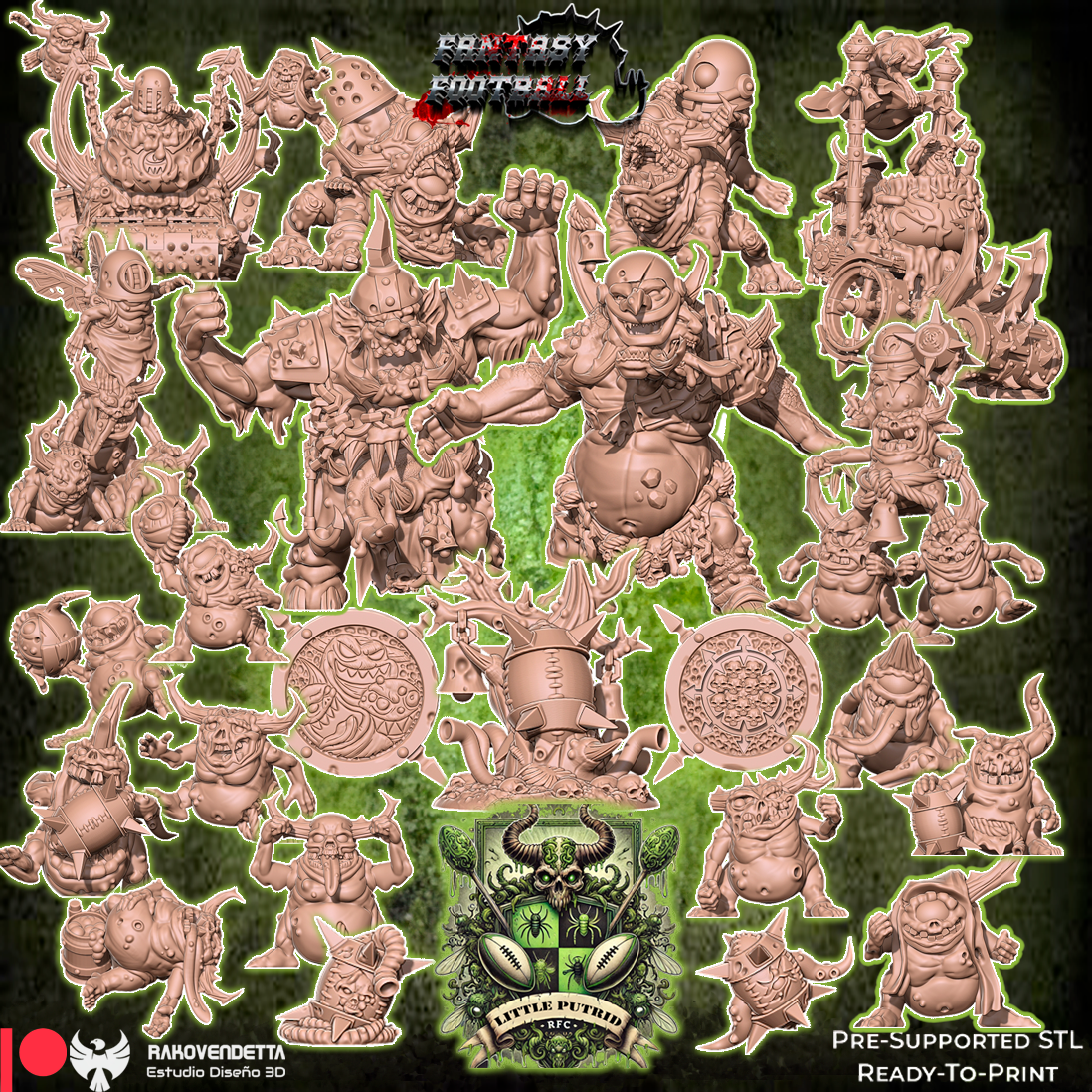 nurgletes equipe chaotique nurgling Fantasy Football