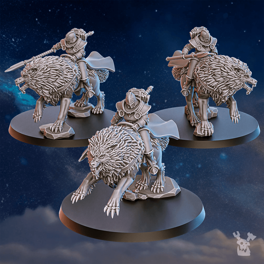 3 Stormpride Wolf Riders