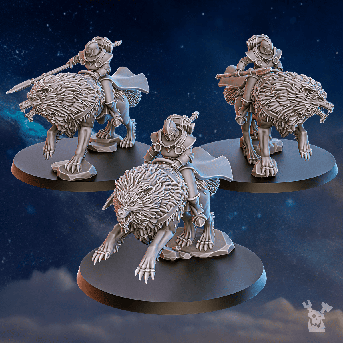 3 Stormpride Wolf Riders