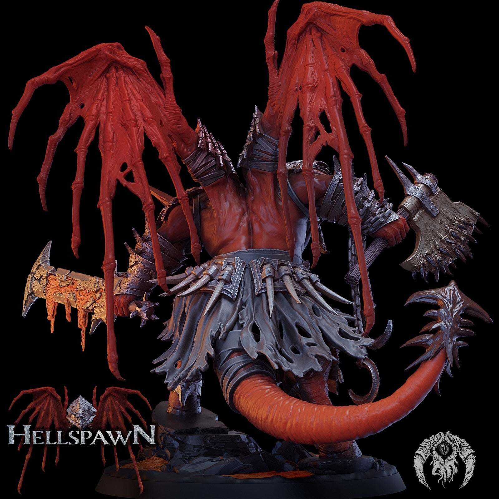 demon + socle 100mm