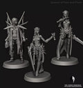 3 guerrières elfes noires