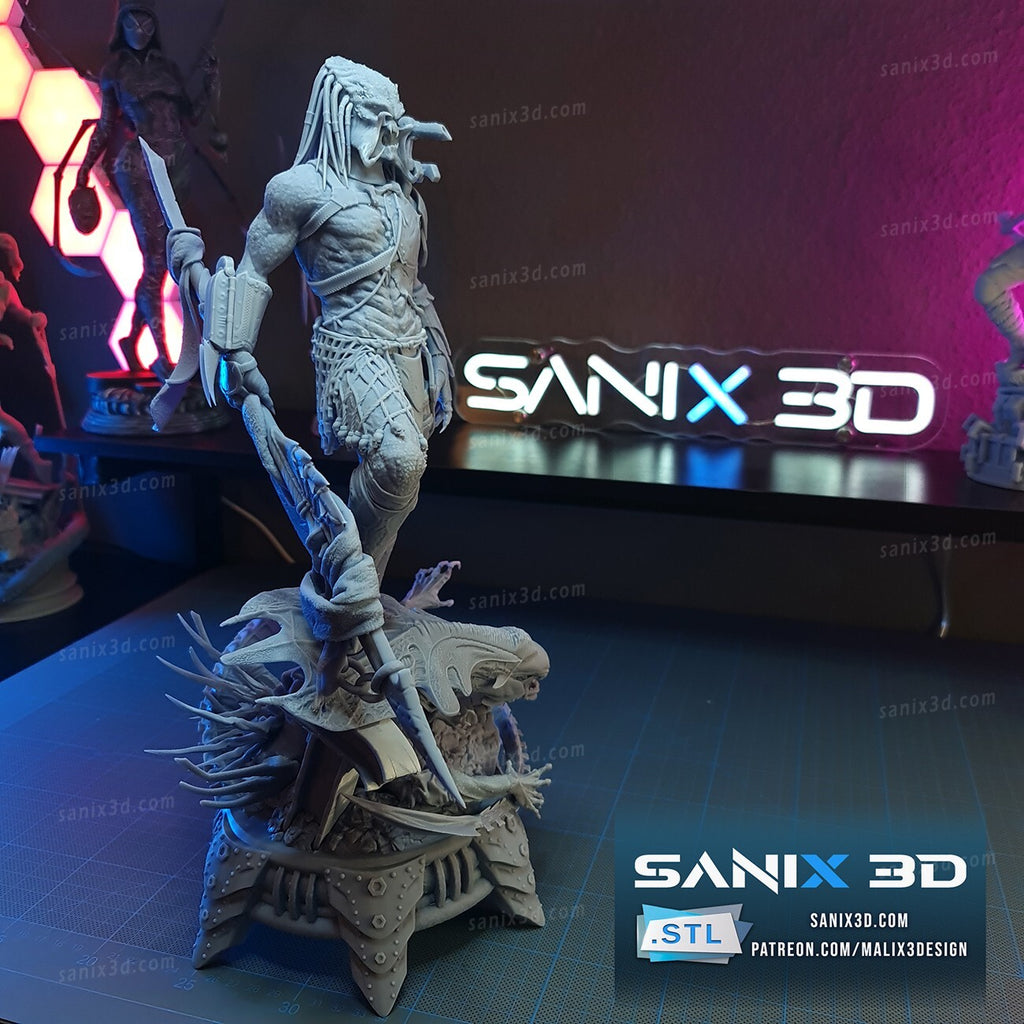 FIGURINE DE 40 CM DE HAUT ALIEN vs. PREDATOR figurine fan art