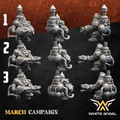 3 guerrier dragon nain - DWARF EMPIRE