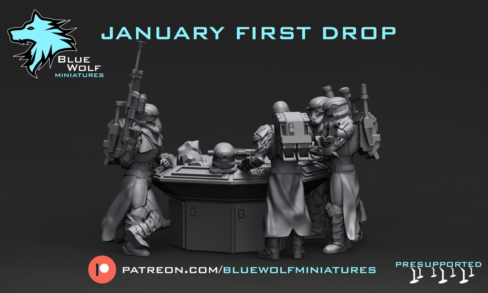 qg winter troop holo table compatible star wars legion