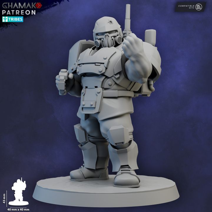 Ogroid Shock Troops (Radio Operator)