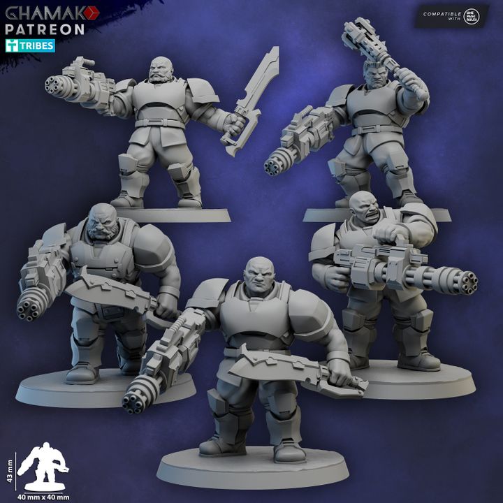 Ogroid Shock Troops (Gatling)