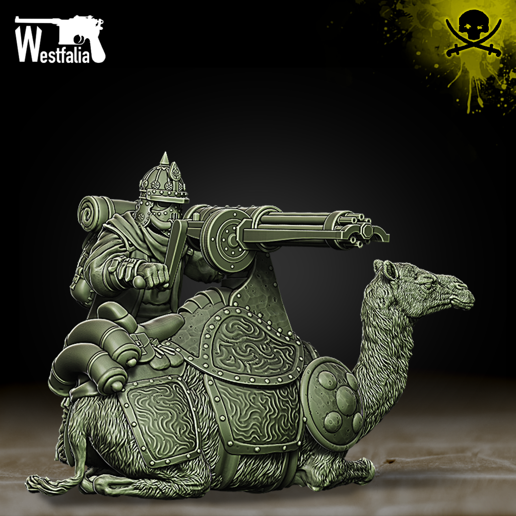 Beduins of Al Badia - Zamburak Camels compatible trench crusader