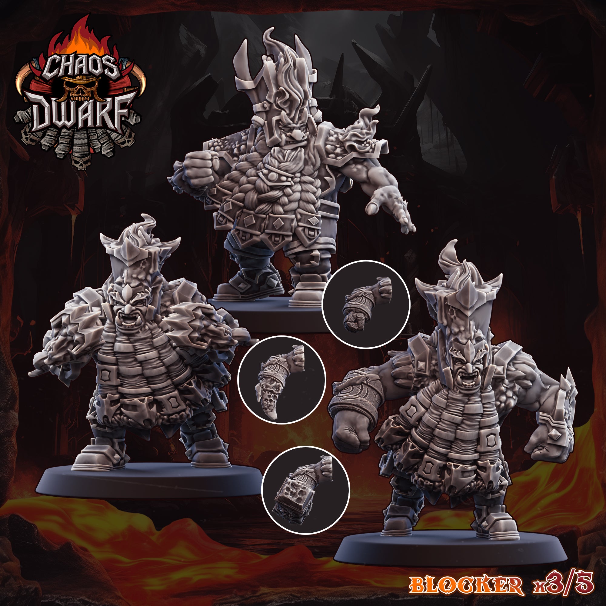 bloqueur magma dwarfs